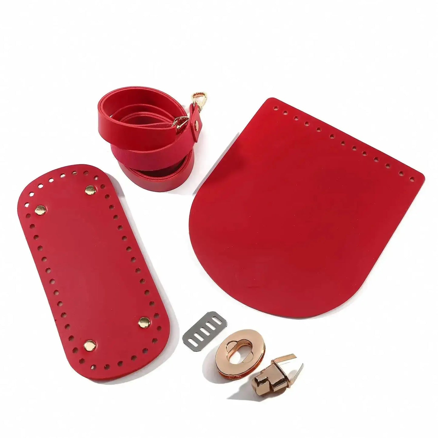 Woven Leather Bag Strap & Bottom Cover Set  Al-Noor Bazaar