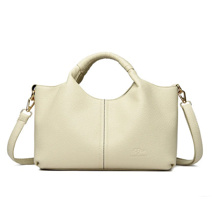 Soft Leather Tote Bag for Women - Al-Noor Bazaar