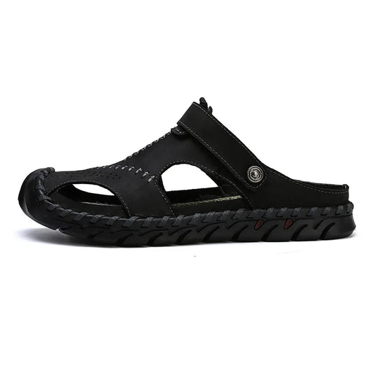 Genuine Leather Walking Sandals for Men - Al-Noor Bazaar