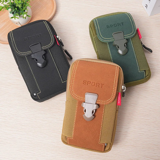 Tactical Phone Holster Waist Bag for Men - Al-Noor Bazaar