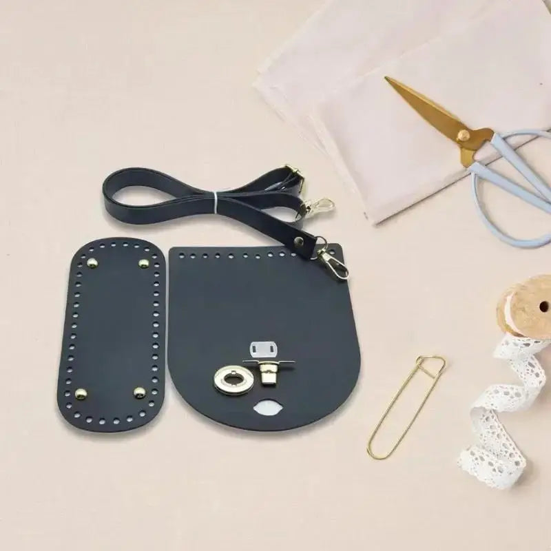 Woven Leather Bag Strap & Bottom Cover Set  Al-Noor Bazaar