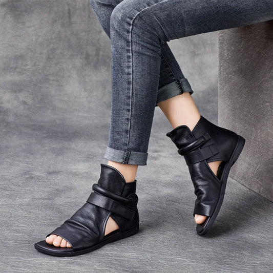 Genuine Leather Gladiator Sandals for Women - Al-Noor Bazaar