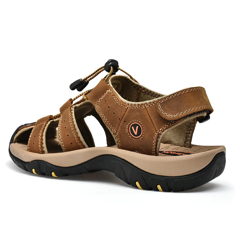 Leather Roman Sandals for Men - Al-Noor Bazaar