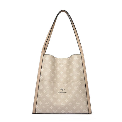 Leather Tote Bag with Top Handle for Women - Al-Noor Bazaar