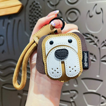 Leather Cat & Dog Keychain Bag Charm - Al-Noor Bazaar