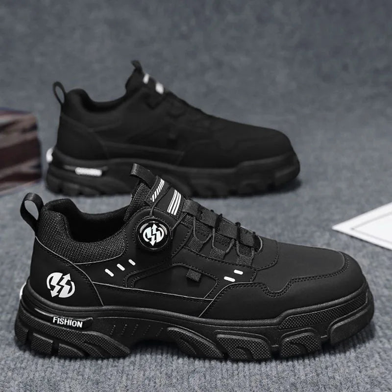 Leather Platform Sneakers for Men - Al-Noor Bazaar