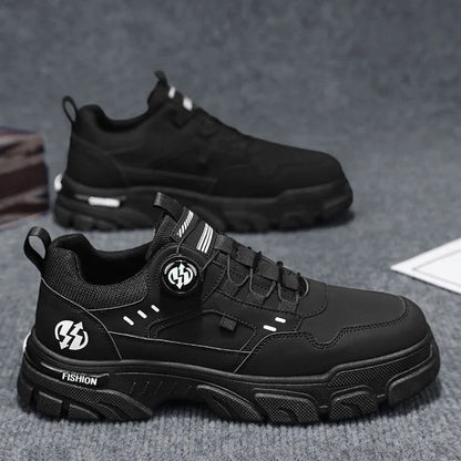 Leather Platform Sneakers for Men - Al-Noor Bazaar
