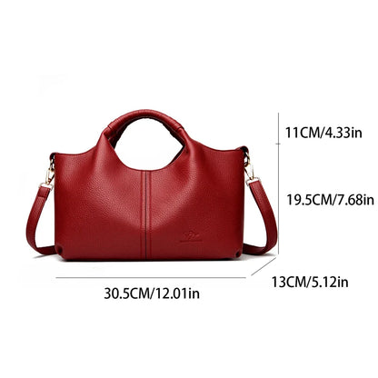 Soft Leather Tote Bag for Women - Al-Noor Bazaar