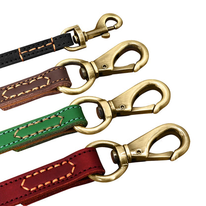 Genuine Leather Dog Leash for Large Dogs - Al-Noor Bazaar