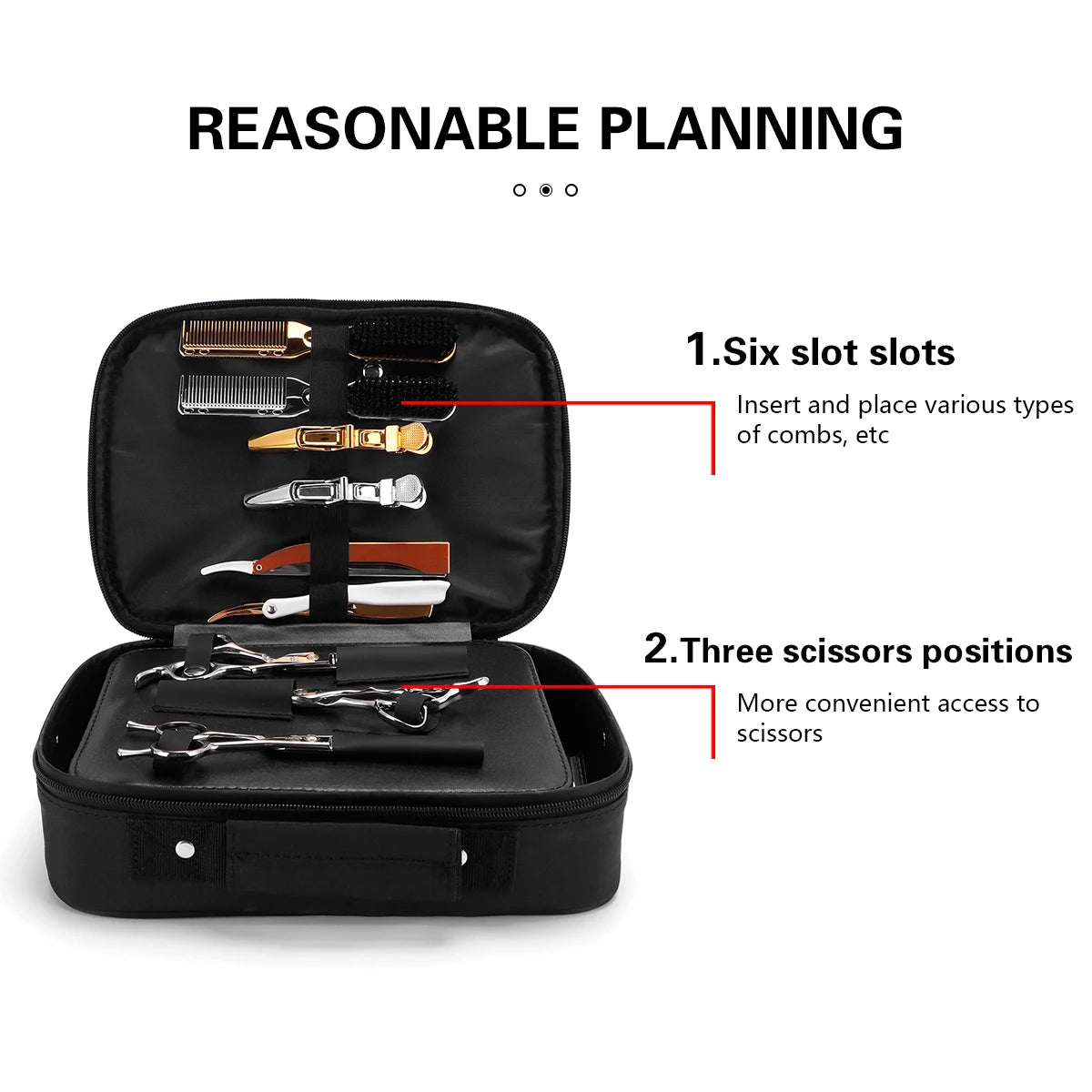 Leather Barber Tool Bag for Clippers - Al-Noor Bazaar