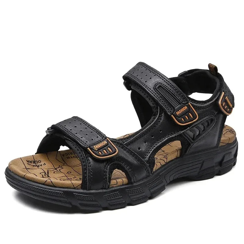 Leather Hiking Sandals for Men - Al-Noor Bazaar