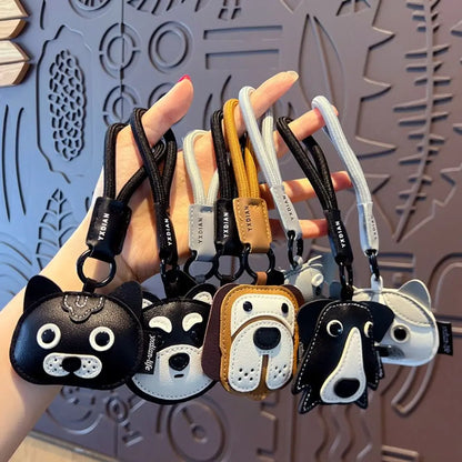 Leather Cat & Dog Keychain Bag Charm - Al-Noor Bazaar
