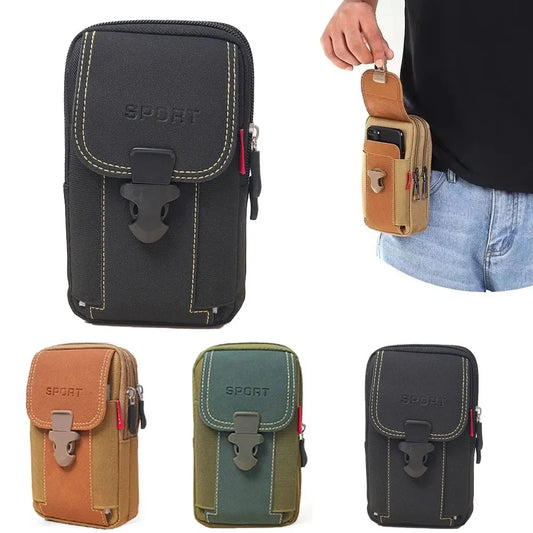 Tactical Phone Holster Waist Bag for Men - Al-Noor Bazaar
