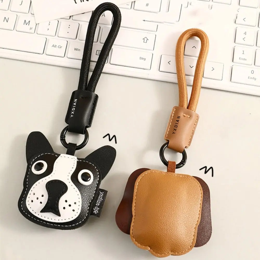 Leather Cat & Dog Keychain Bag Charm - Al-Noor Bazaar
