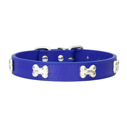 Leather Pet Collar for Small & Large Dogs - Al-Noor Bazaar