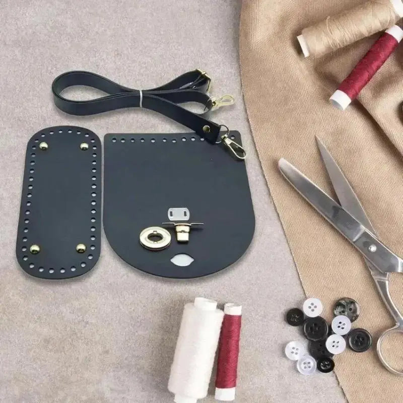 Woven Leather Bag Strap & Bottom Cover Set  Al-Noor Bazaar