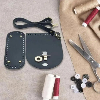 Woven Leather Bag Strap & Bottom Cover Set  Al-Noor Bazaar