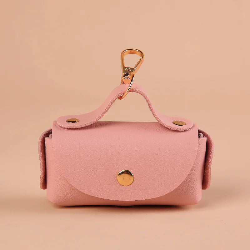 Leather Poop Bag Dispenser for Dogs - Al-Noor Bazaar