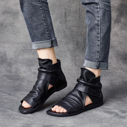 Genuine Leather Gladiator Sandals for Women - Al-Noor Bazaar