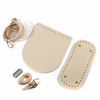 Woven Leather Bag Strap & Bottom Cover Set  Al-Noor Bazaar