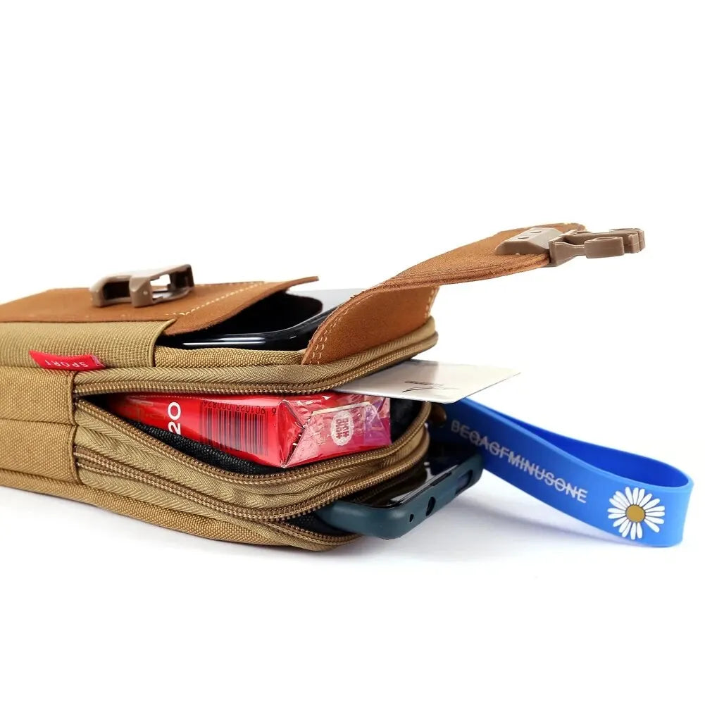 Tactical Phone Holster Waist Bag for Men - Al-Noor Bazaar