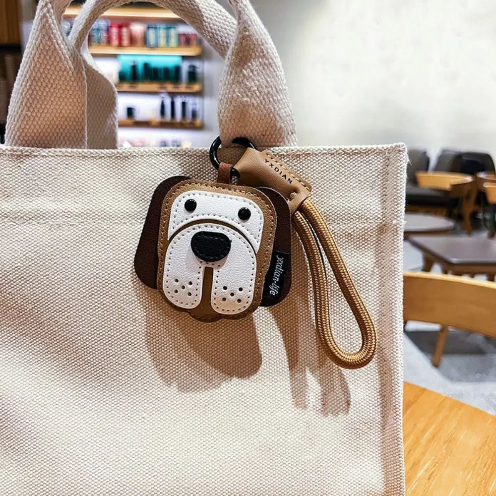 Leather Cat & Dog Keychain Bag Charm - Al-Noor Bazaar