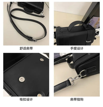 Minimalist Leather Crossbody Bag for Men and Women - Al-Noor Bazaar