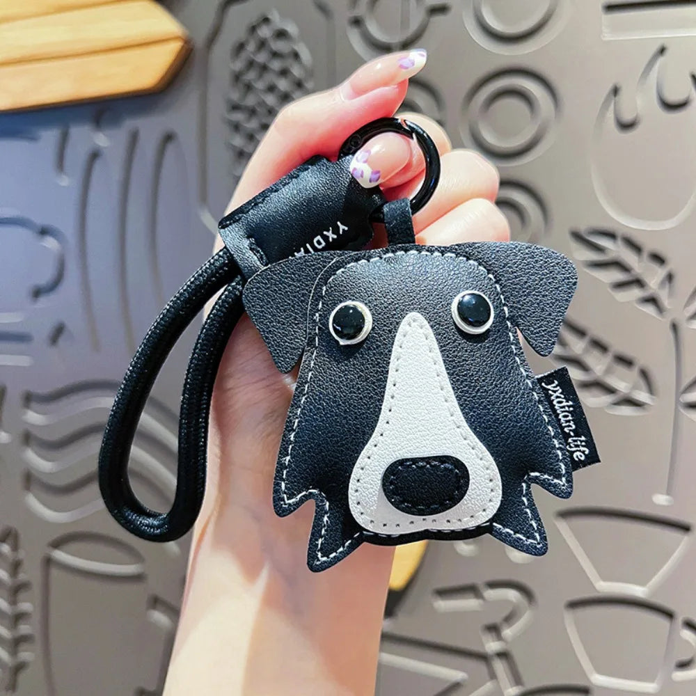 Leather Cat & Dog Keychain Bag Charm - Al-Noor Bazaar