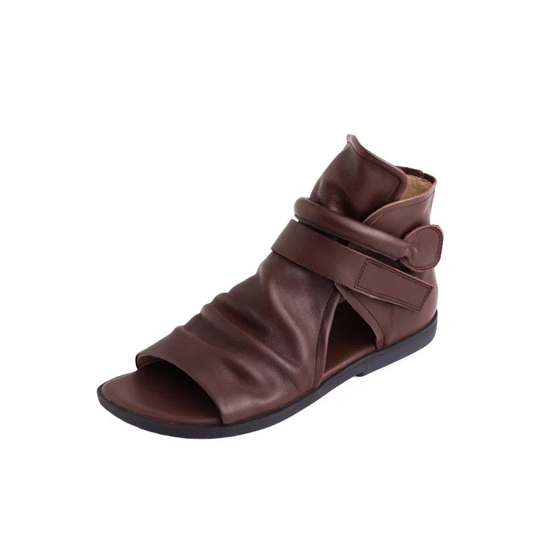 Genuine Leather Gladiator Sandals for Women - Al-Noor Bazaar