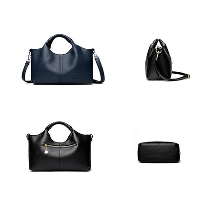 Soft Leather Tote Bag for Women - Al-Noor Bazaar