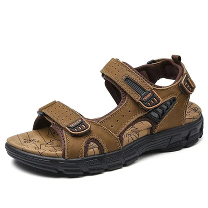 Leather Hiking Sandals for Men - Al-Noor Bazaar