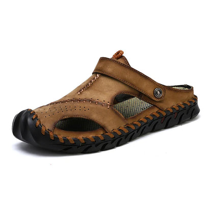 Genuine Leather Walking Sandals for Men - Al-Noor Bazaar