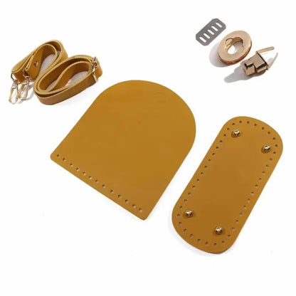 Woven Leather Bag Strap & Bottom Cover Set  Al-Noor Bazaar