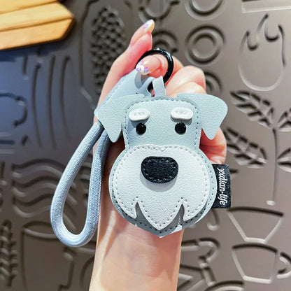 Leather Cat & Dog Keychain Bag Charm - Al-Noor Bazaar