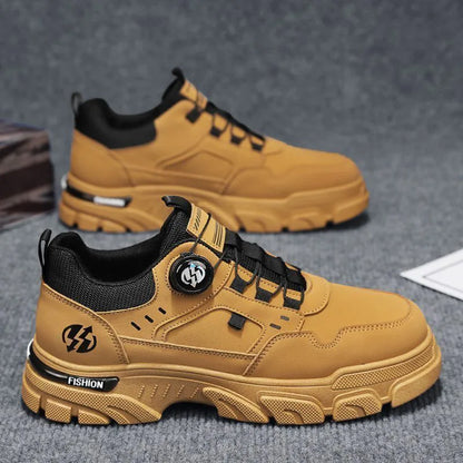 Leather Platform Sneakers for Men - Al-Noor Bazaar