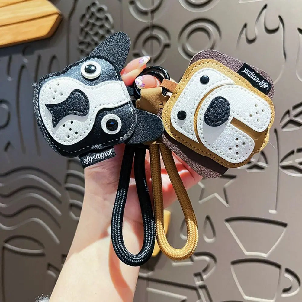 Leather Cat & Dog Keychain Bag Charm - Al-Noor Bazaar