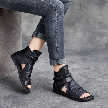Genuine Leather Gladiator Sandals for Women - Al-Noor Bazaar