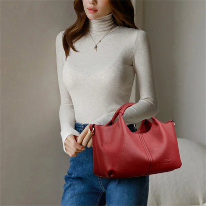 Soft Leather Tote Bag for Women - Al-Noor Bazaar