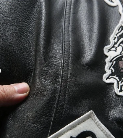 Sons of Anarchy Motorcycle Jacket Men's Biker Genuine Leather Club Style