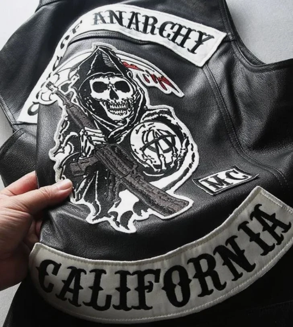 Sons of Anarchy Motorcycle Jacket Men's Biker Genuine Leather Club Style