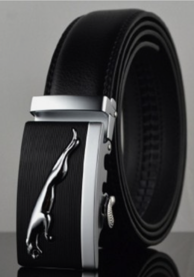 Men Automatic Buckle Leather Belts