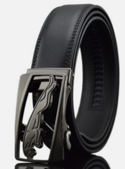 Men Automatic Buckle Leather Belts