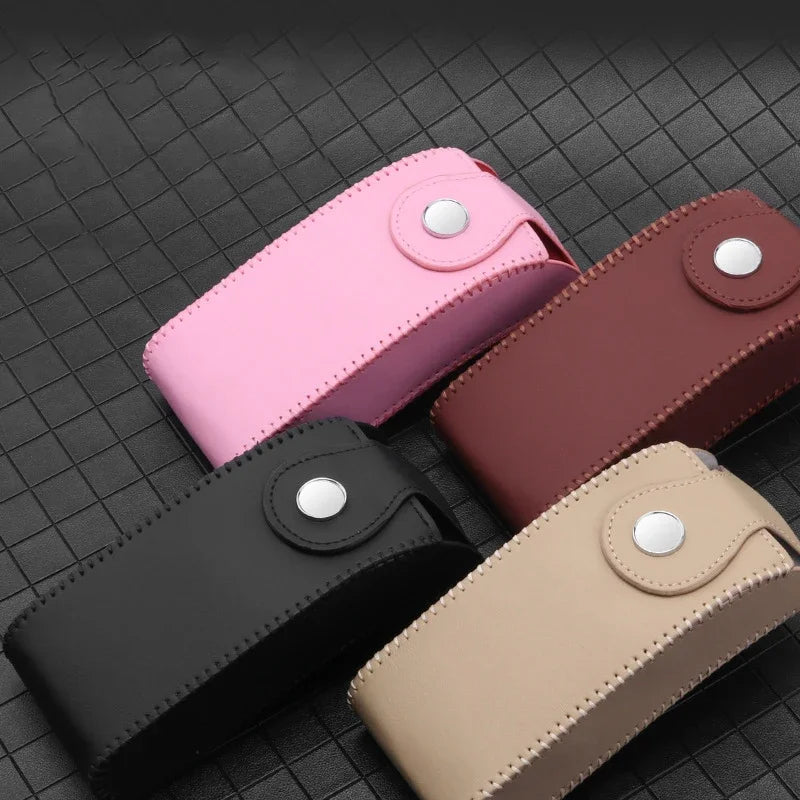 Leather Sunglasses Holder for Car Visor - Al-Noor Bazaar