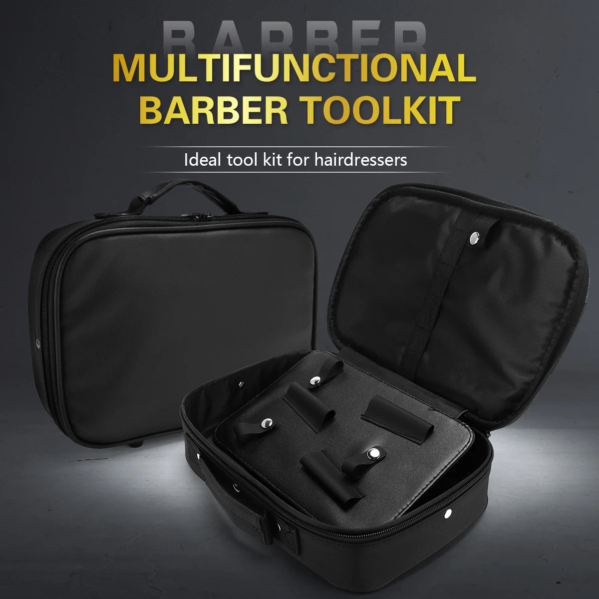 Leather Barber Tool Bag for Clippers - Al-Noor Bazaar