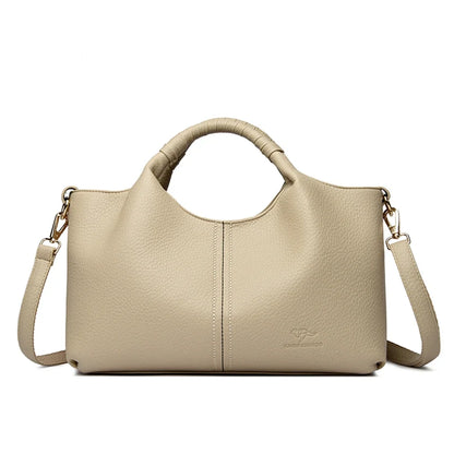 Soft Leather Tote Bag for Women - Al-Noor Bazaar