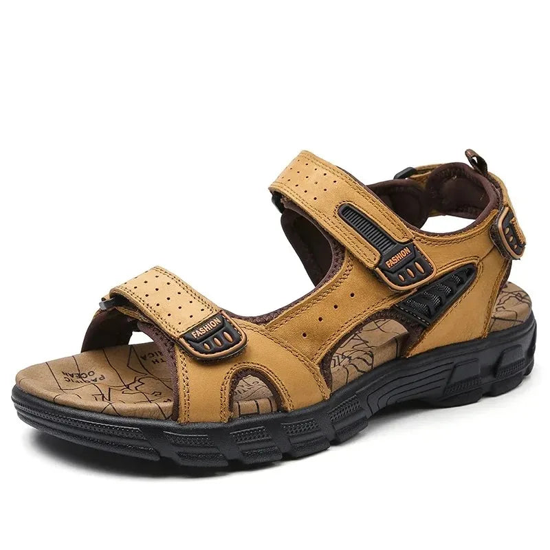 Leather Hiking Sandals for Men - Al-Noor Bazaar