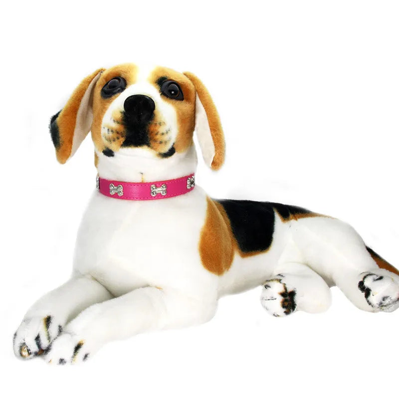 Leather Pet Collar for Small & Large Dogs - Al-Noor Bazaar