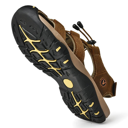 Leather Roman Sandals for Men - Al-Noor Bazaar
