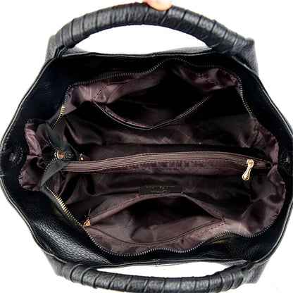 Soft Leather Tote Bag for Women - Al-Noor Bazaar