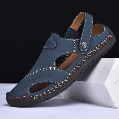 Breathable Leather Sandals for Men - Al-Noor Bazaar